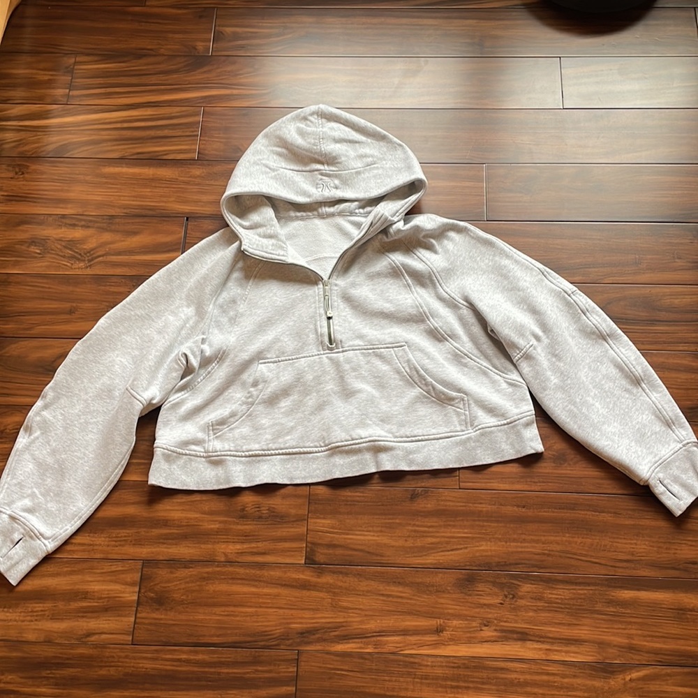 Lululemon scuba oversized half zip grey XL/XXL